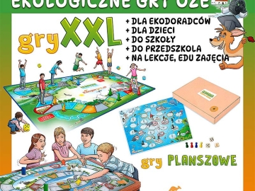 EKO GRY XXL dla dzieci OZE - czyste powietrze, energia, woda - ekologiczne gry