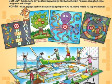 EKO GRY XXL dla dzieci OZE - czyste powietrze, energia, woda - ekologiczne gry