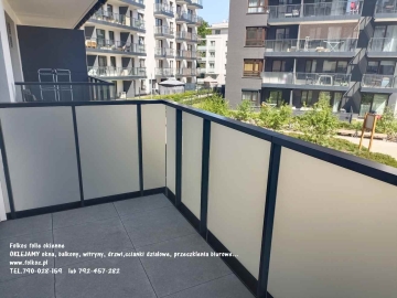 Oklejamy balkony Białołęka - Płużnicka, Mehoffera, Odkryta, Modlińska, Jagiellońska, Ceramiczna ...-Folia na BALKON