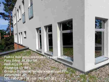 Przyciemnianie szyb Warszawa - Folie z filtrem UV i IR - Folie przeciwsłoneczne zewnętrzne na okna -usługa oklejania