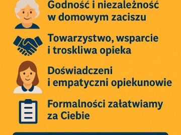 Opieka domowa nad seniorami Warszawa Całodobowo