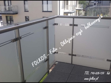 Folie na balkony Warszawa Wilanów- Klimczaka, Osi, Teodorowicza, Sarmacka, Aleja Rzeczypospolitej...Folia na balkon