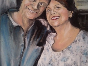 Portret olejny na płótnie na zamówienie