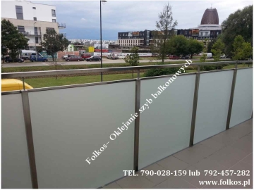 Folie na balkony Warszawa Wilanów- Klimczaka, Osi, Teodorowicza, Sarmacka, Aleja Rzeczypospolitej...Folia na balkon