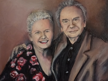 Portret olejny na płótnie na zamówienie