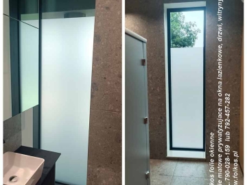 Folie prywatyzujące matowe mrożone ba balkon- Oklejamy balkony folią -Folie matowe mleczne białe, mrożone, szronione...